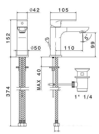 Смеситель Kerama Marazzi Piano 69310KM.21.018- фото2