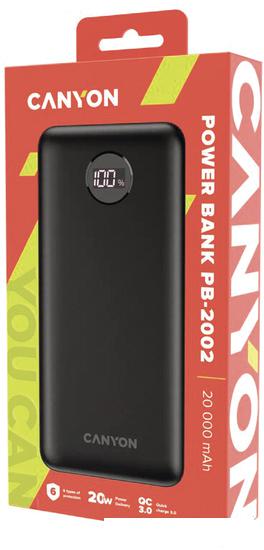 Внешний аккумулятор Canyon PB-2002 20000mAh (черный)- фото4
