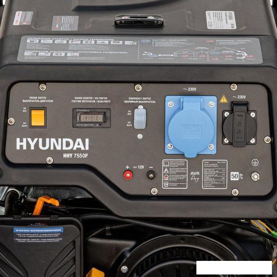 Бензиновый генератор Hyundai HHY7550F- фото4