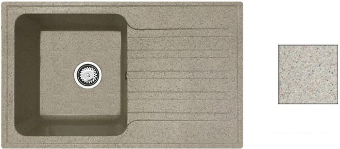 Кухонная мойка БелЭворс Styl (темно-бежевый)- фото