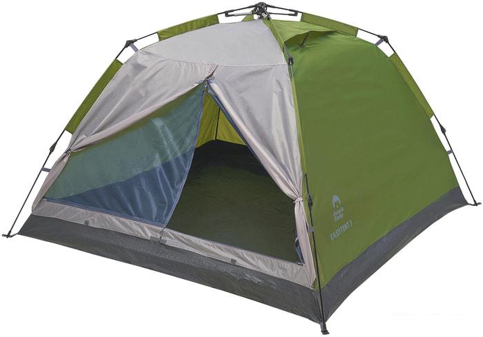 Треккинговая палатка Jungle Camp Easy Tent 3 (зеленый/серый)- фото