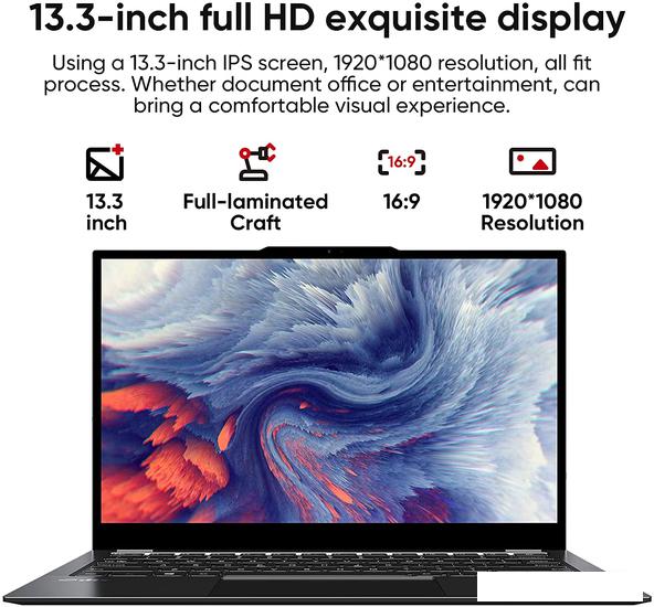 Ноутбук Chuwi HeroBook Pro N4020 8GB+256GB- фото3