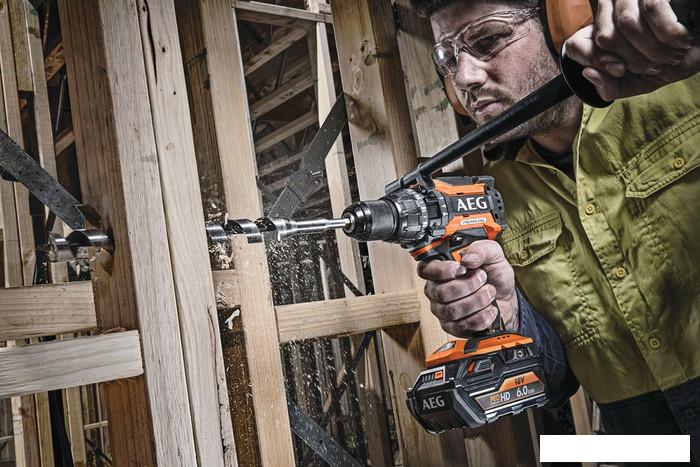 Ударная дрель-шуруповерт AEG Powertools BSB 18BL LI-602C 4935464100 (с 2-мя АКБ 6 Ач, кейс)- фото4