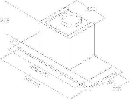 Кухонная вытяжка Elica Advance BL MAT/A/72 PRF0184107- фото4
