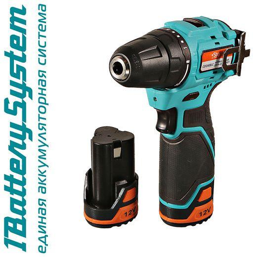 Дрель-шуруповерт Sturm CD1240BLC (с 2-мя АКБ, кейс)- фото2