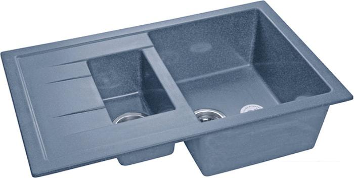 Кухонная мойка GranFest GF-Q775KL (графит)- фото