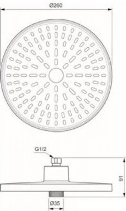 Душевая лейка Ideal Standard BD581AA (хром)- фото3