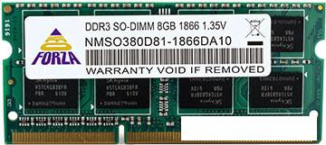 Оперативная память Neo Forza 8GB DDR3 SODIMM PC3-12800 NMSO380D81-1600DA10- фото