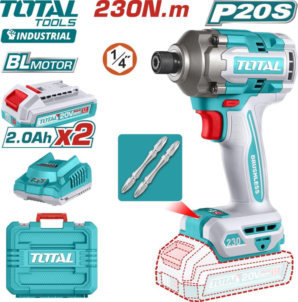 Винтоверт Total TIRLI2023 (с 2-мя АКБ, кейс)
