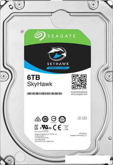 Жесткий диск Seagate Skyhawk 6TB ST6000VX001- фото