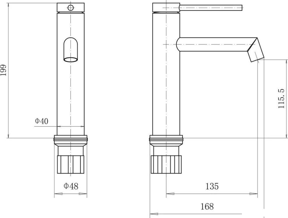 Смеситель Fashun A51133 (сатин)- фото3