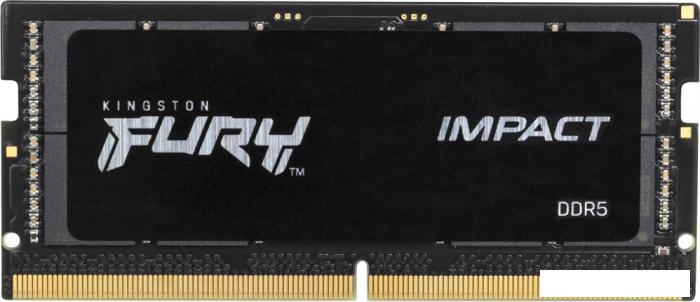 Оперативная память Kingston FURY Impact 16ГБ DDR5 SODIMM 6400 МГц KF564S38IB-16