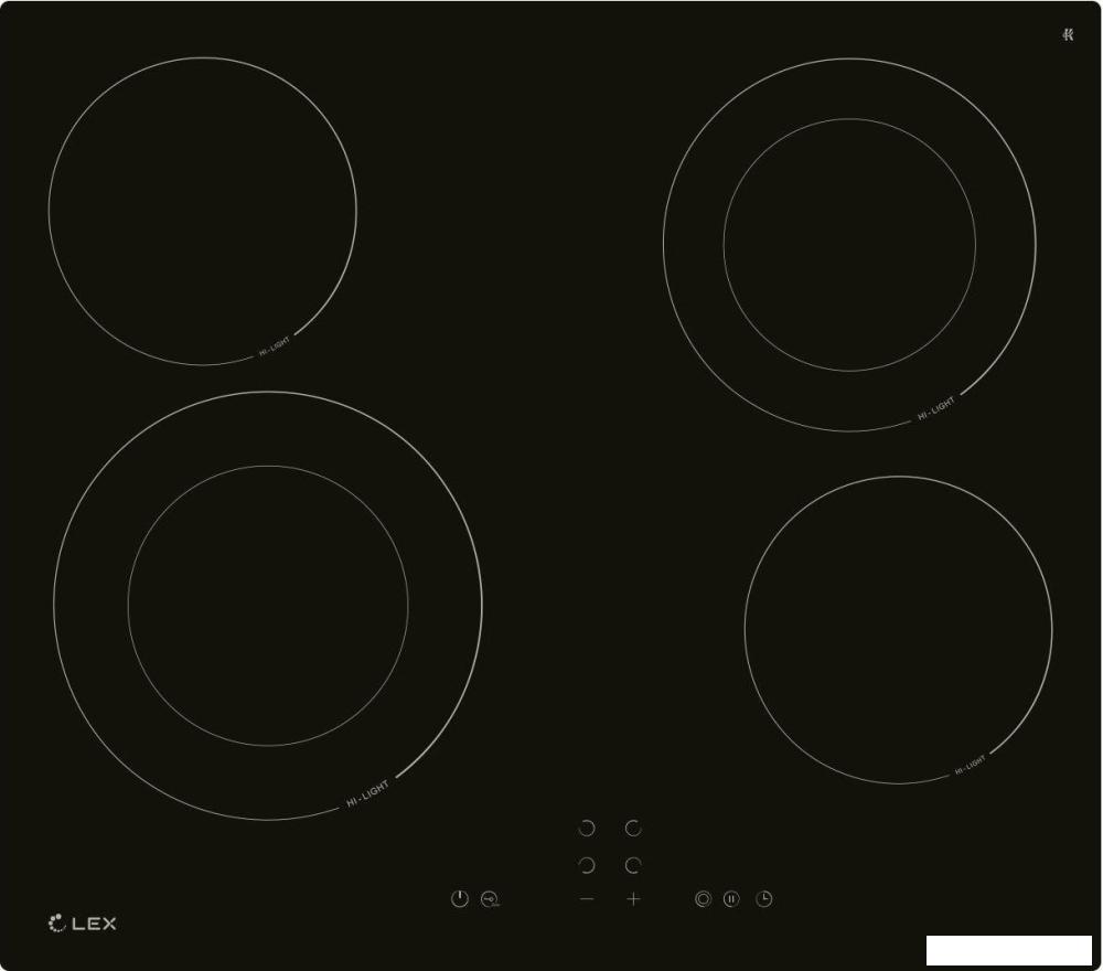 Варочная панель LEX EVH 642A BL- фото