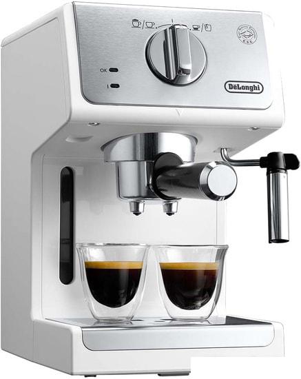 Рожковая кофеварка DeLonghi Active Line ECP 33.21.W- фото