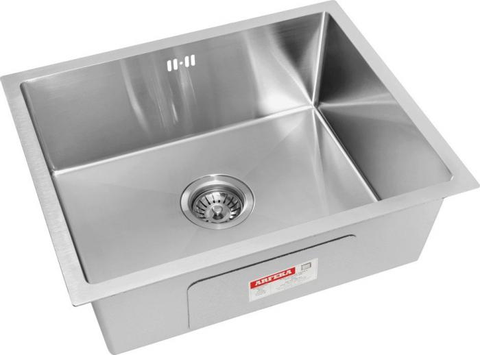 Кухонная мойка ARFEKA ECO AR 550*450 SATIN- фото2