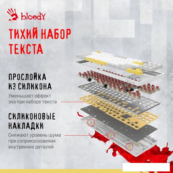 Клавиатура A4Tech Bloody S87 Energy White (Bloody BLMS Red Plus)- фото4