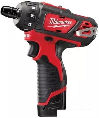 Дрель-шуруповерт Milwaukee M12 BD-202C 4933441900 (с 2-мя АКБ, кейс)- фото2