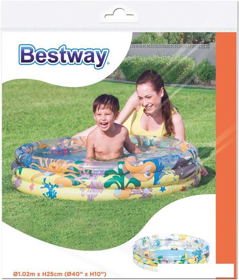Надувной бассейн Bestway 102x25 [51008B]- фото4
