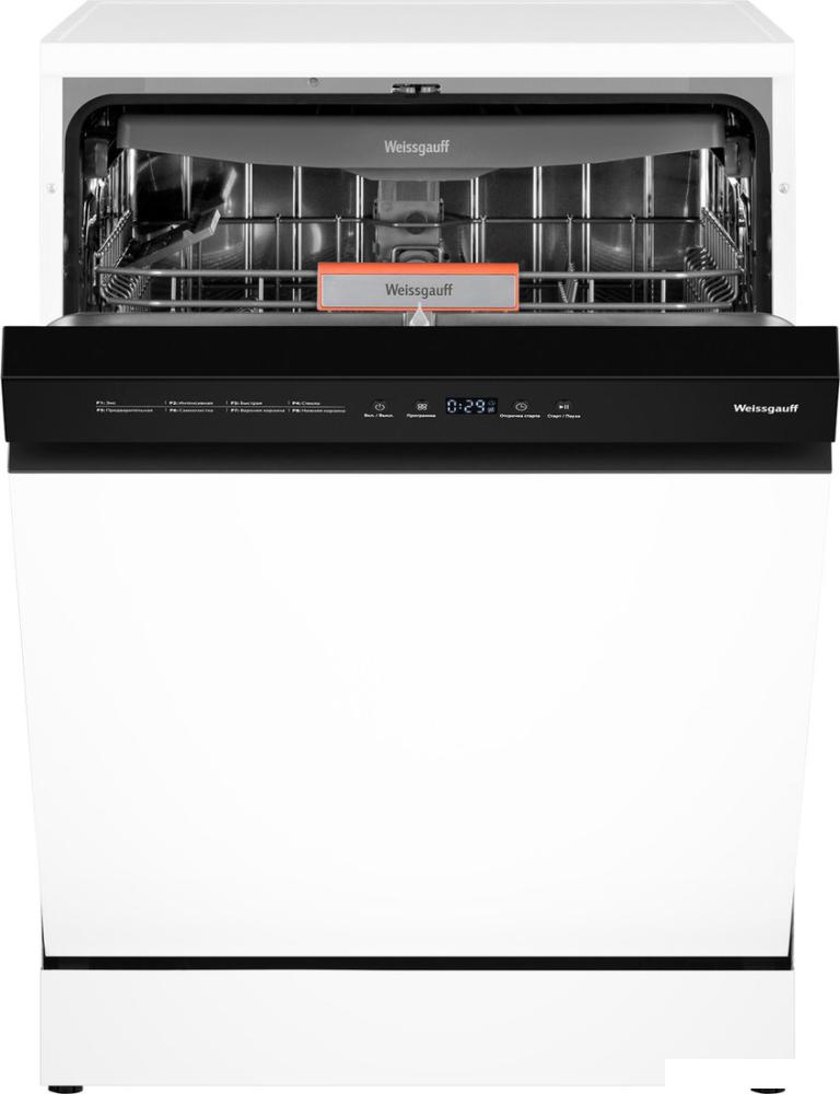 Отдельностоящая посудомоечная машина Weissgauff DW 6038 W Inverter- фото