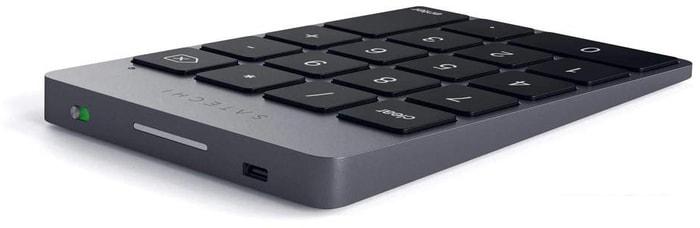 Цифровой блок Satechi Aluminum Slim Rechargeable Bluetooth Keypad (серый космос)- фото3