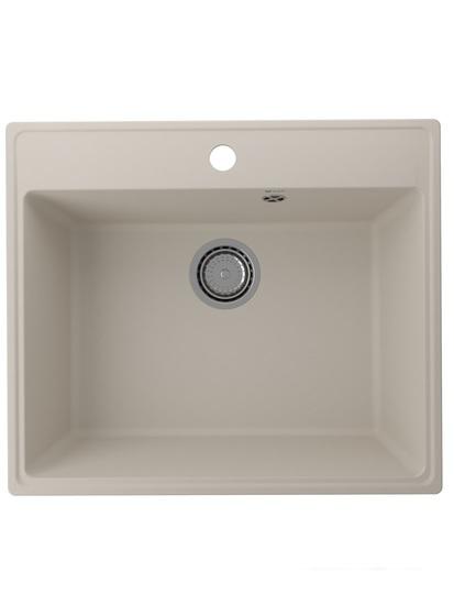 Кухонная мойка Ulgran QUARTZ Forte 580-02 (лен)- фото