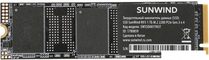 SSD SunWind NV3 SWSSD001TN3T 1TB- фото