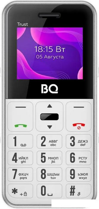 Кнопочный телефон BQ BQ-1866 Trust (белый)- фото2