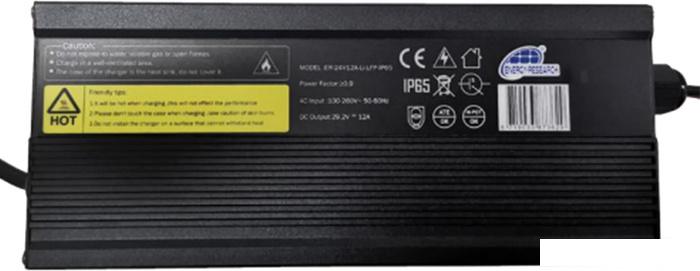 Зарядное устройство Energy Research 24V 12A IP65 Lithium-LiFePO4 Charger