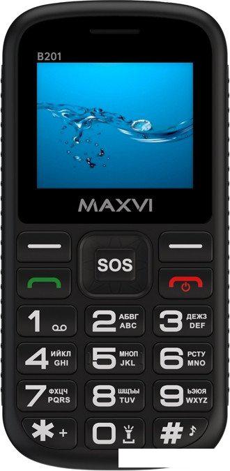 Телефон Maxvi B201 (черный)- фото3
