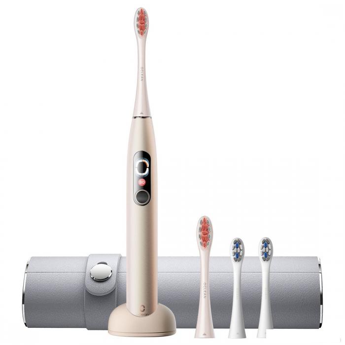 Электрическая зубная щетка Oclean X Pro Digital Set (золотой)- фото2