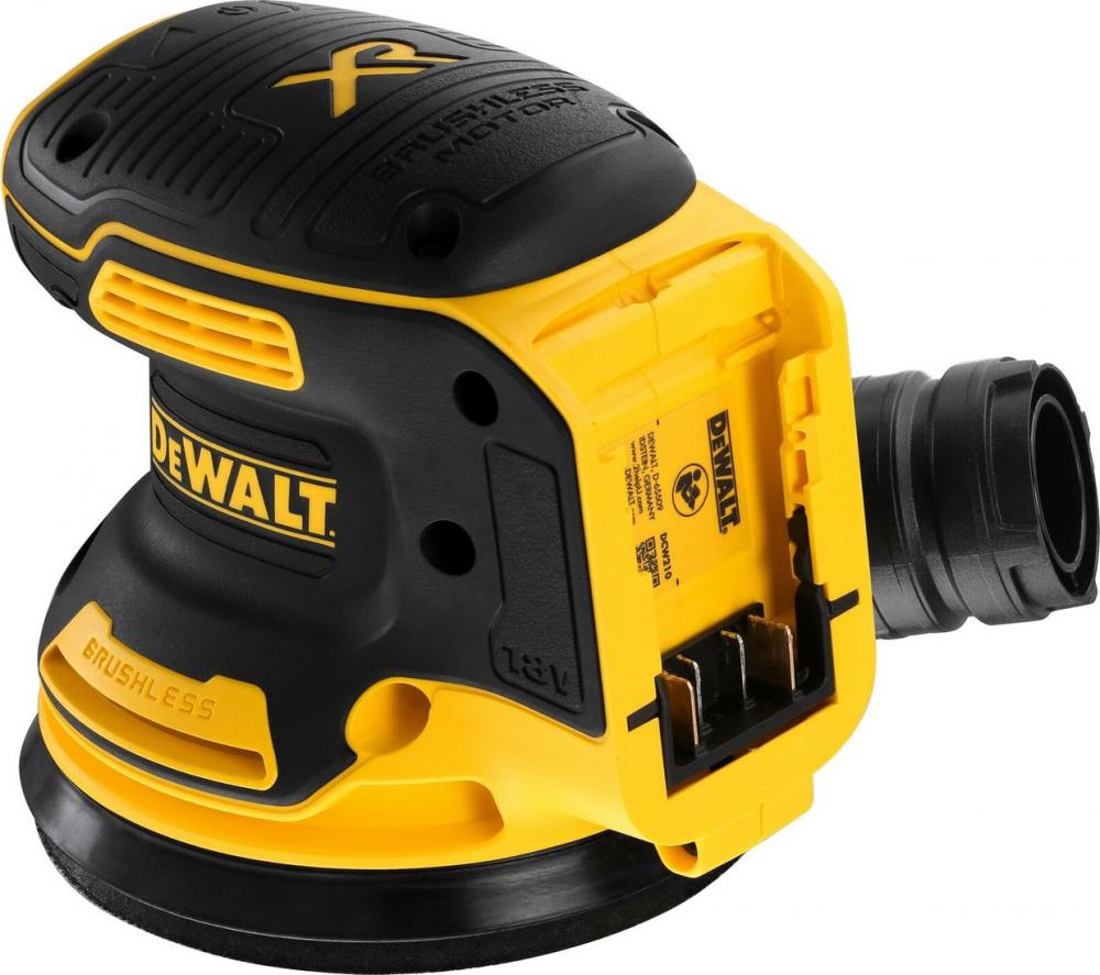 Эксцентриковая шлифмашина DeWalt DCW210NT (без АКБ, кейс)- фото4