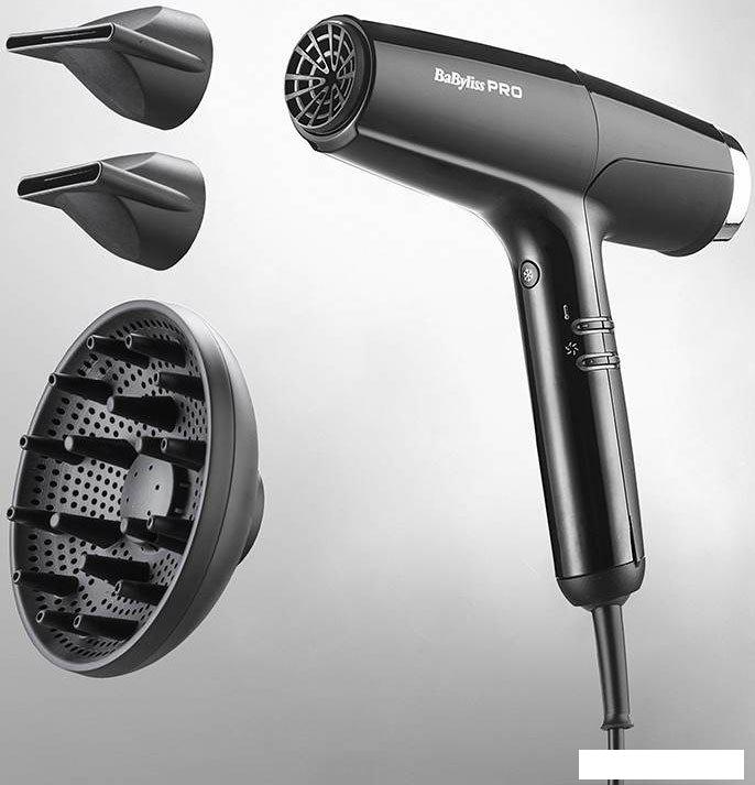 Фен BaByliss PRO Falco BAB8550BE- фото