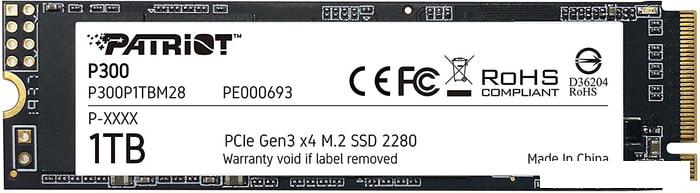 SSD Patriot P300 1TB P300P1TBM28- фото