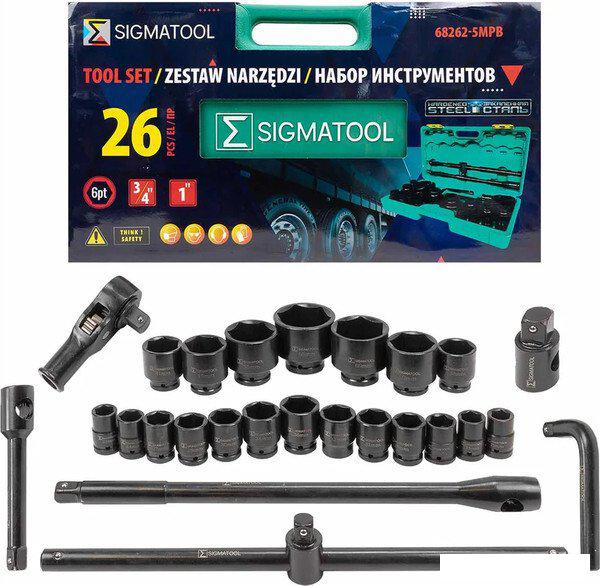 Универсальный набор инструментов Sigmatool 68262-5MPB (26 предметов)