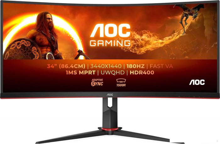 Игровой монитор AOC CU34G2XP- фото