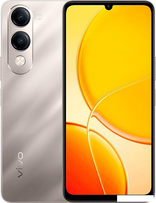 Телефон Vivo Y04 4GB/128GB международная версия (титановое сияние)- фото