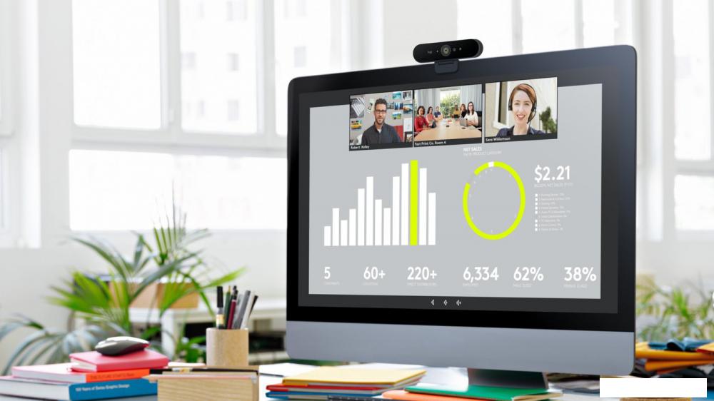 Веб-камера Logitech Brio Ultra HD Pro Business Webcam- фото3