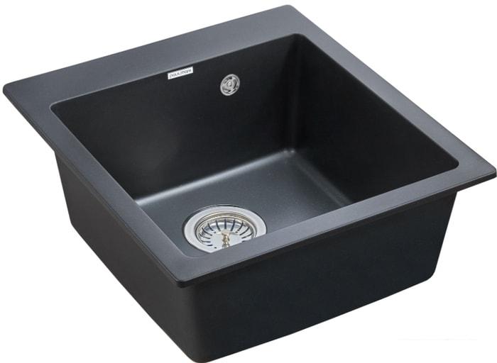 Кухонная мойка Paulmark Zemar PM104651-BLM- фото2