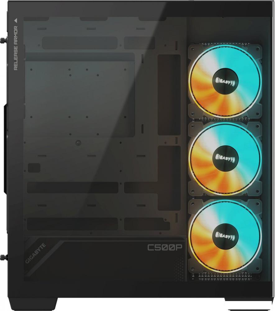 Корпус Gigabyte C500 Panoramic Stealth (черный)- фото4