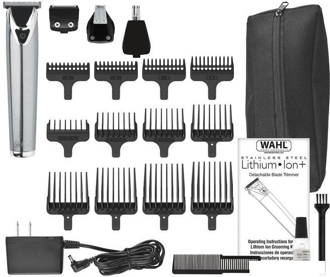 Машинка для стрижки Wahl Trimmer Stainless Steel Li-Ion [9818-116]- фото3