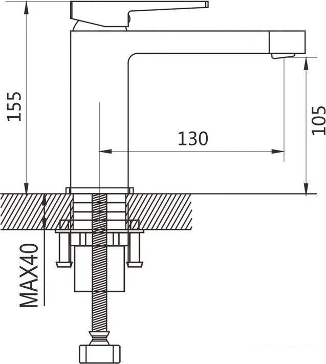 Смеситель Shevanik S6801T- фото2
