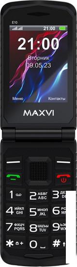 Кнопочный телефон Maxvi E10 (черный)- фото3