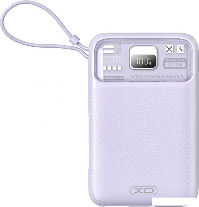 Внешний аккумулятор XO PR243 10000mAh (фиолетовый)- фото3