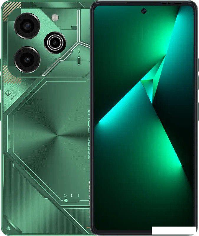 Смартфон Tecno Pova 6 Pro 12GB/256GB (зеленая комета)- фото
