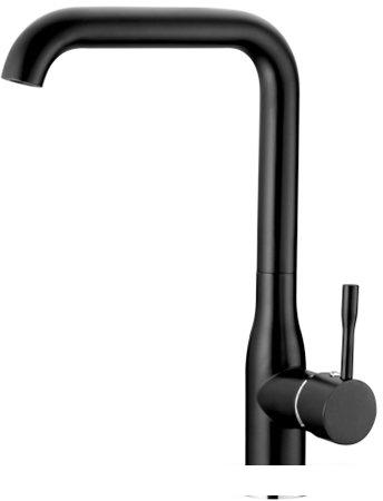 Смеситель Ledeme H98 L4698B (черный матовый)- фото