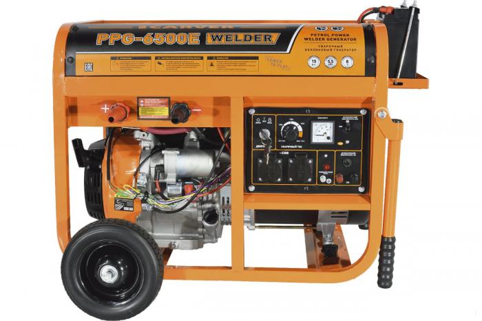 Бензиновый генератор Carver PPG-6500E Welder- фото2