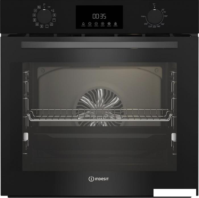 Электрический духовой шкаф Indesit IBFTE 3841 BL- фото