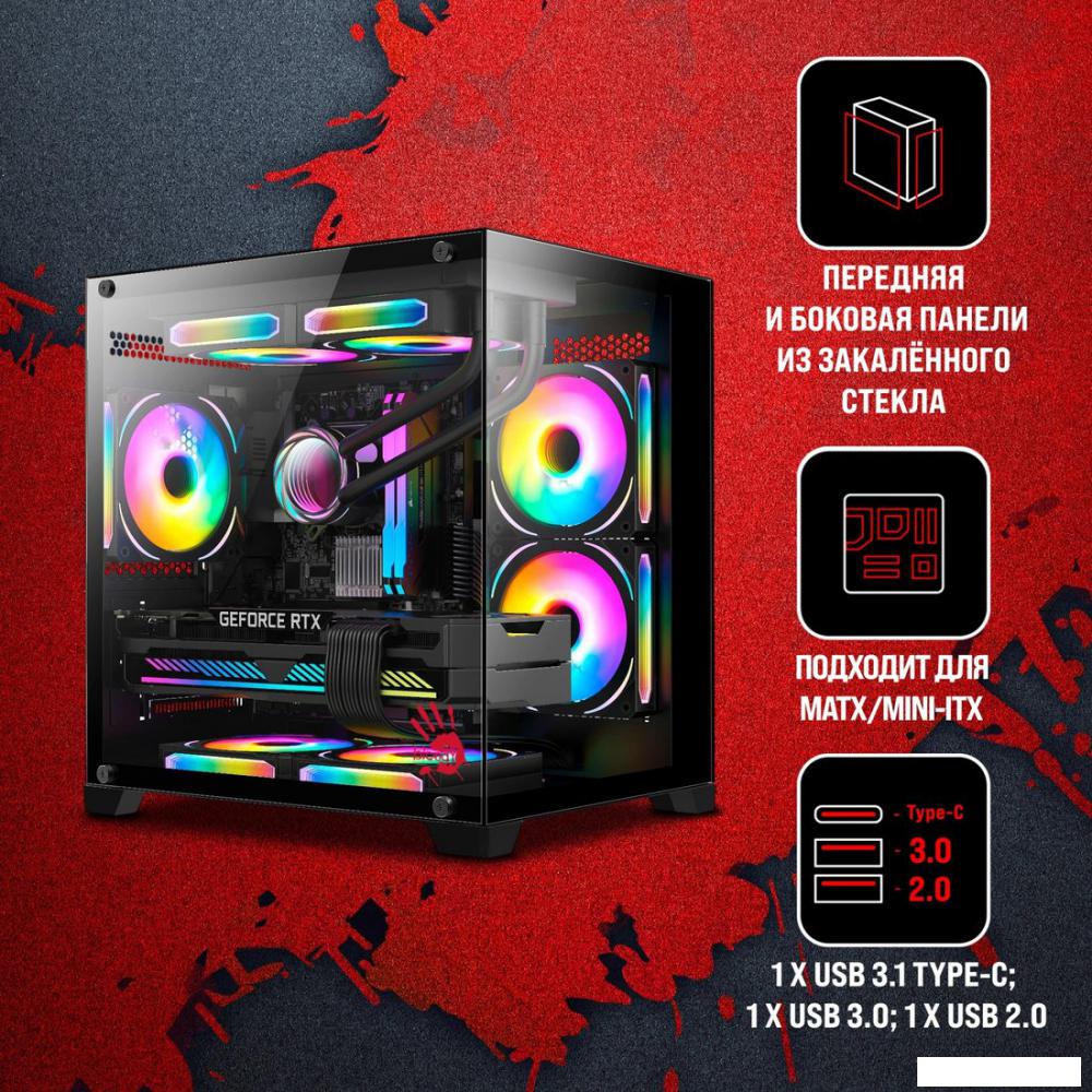 Корпус A4Tech Bloody BD-CC105 (черный)- фото2