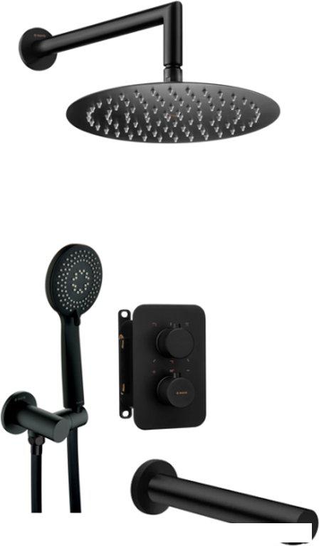 Душевая система  Deante Thermo Nero-5T