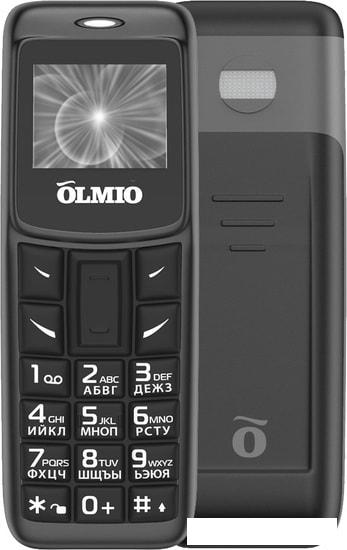 Мобильный телефон Olmio A02 (черный)- фото